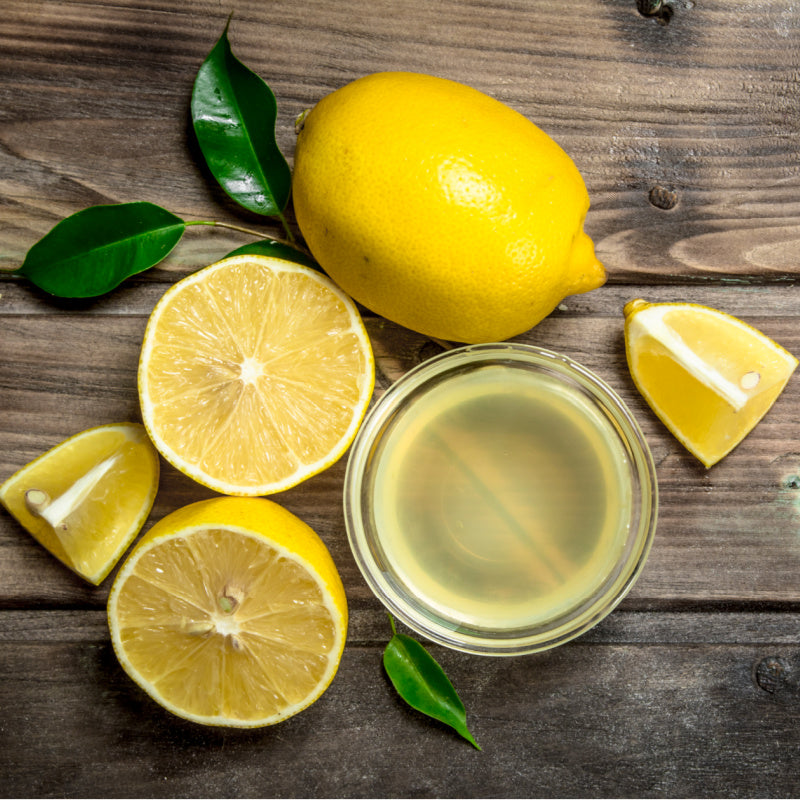 Closeup of lemons representing Lemon Verbena Perfume