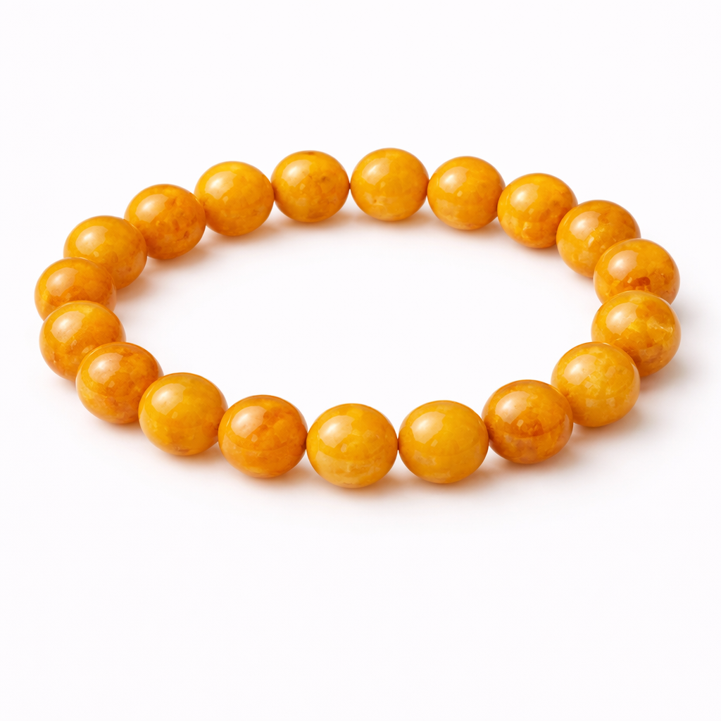 Saffron Fire Agate Bracelet | Coastal Classic Creations®