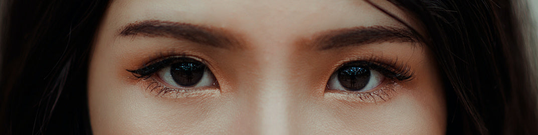 closeup of eyebrows demonstrating the Ultimate Guide to Perfect Eyebrows