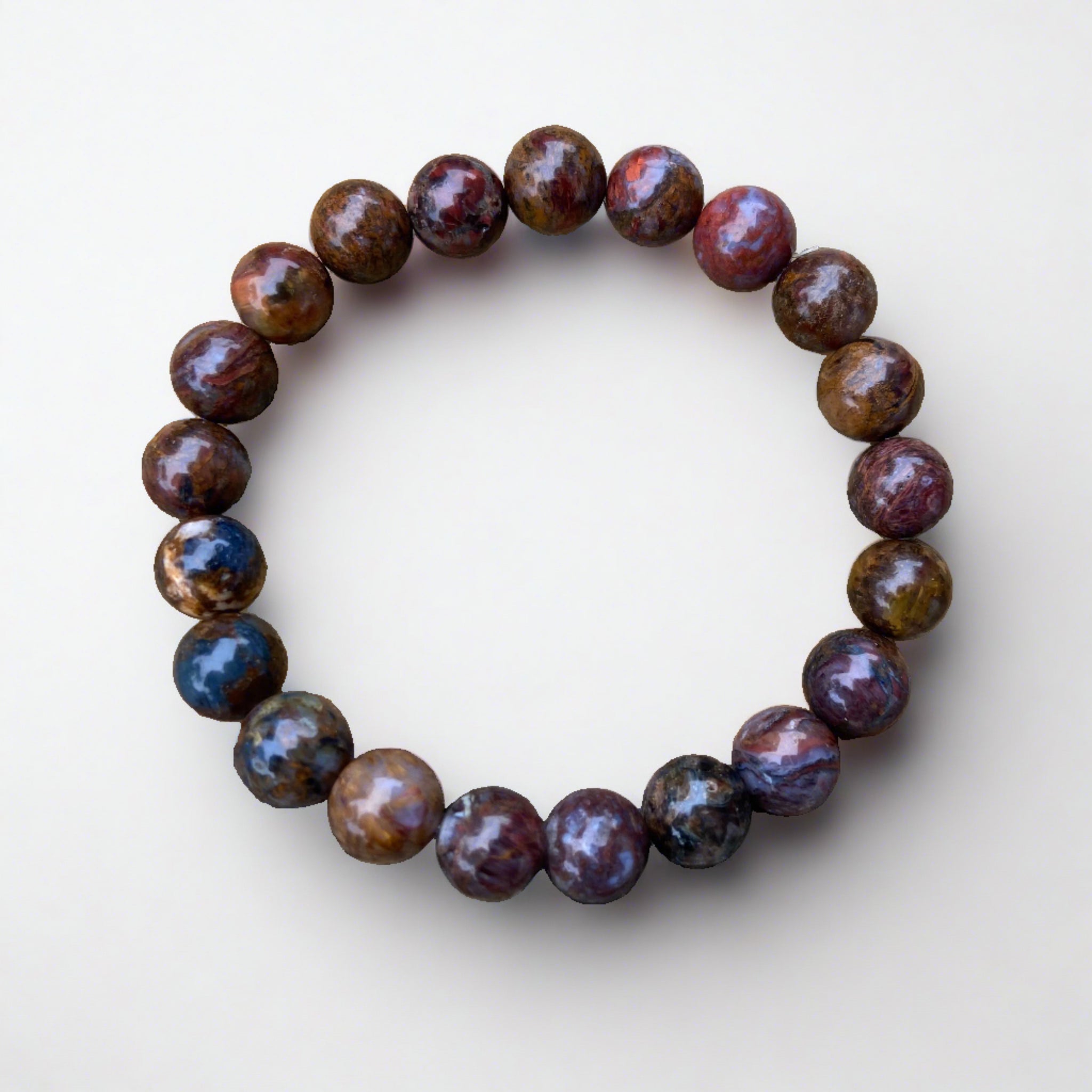 Pietersite Enlightenment & Spirituality Bracelet representing mindfulness jewelry