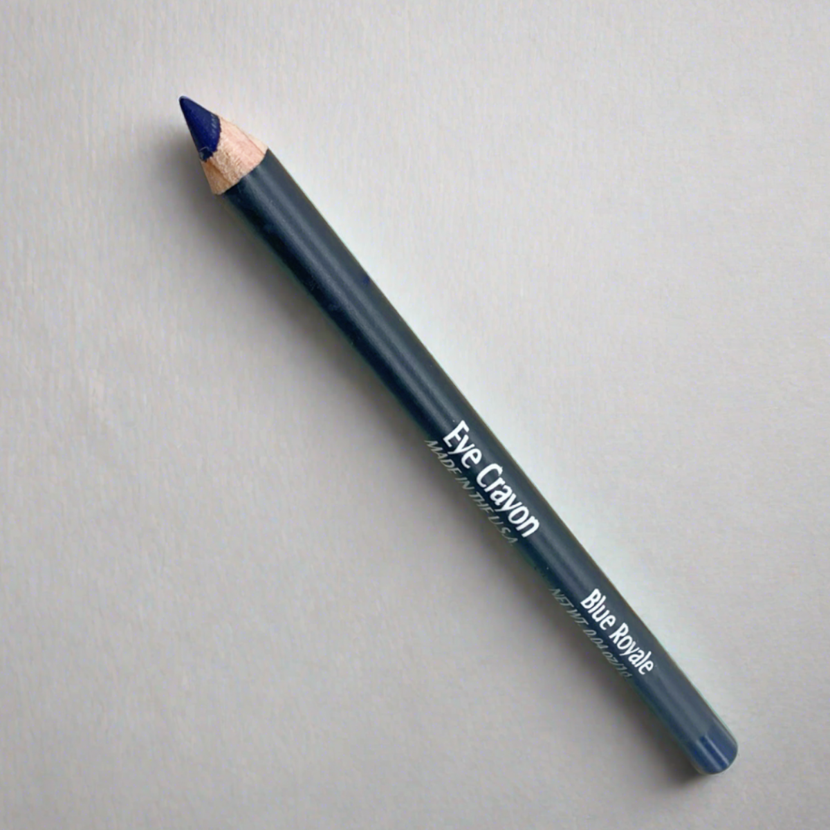 Eye Crayon showcasing its rich, velvety blue pigment