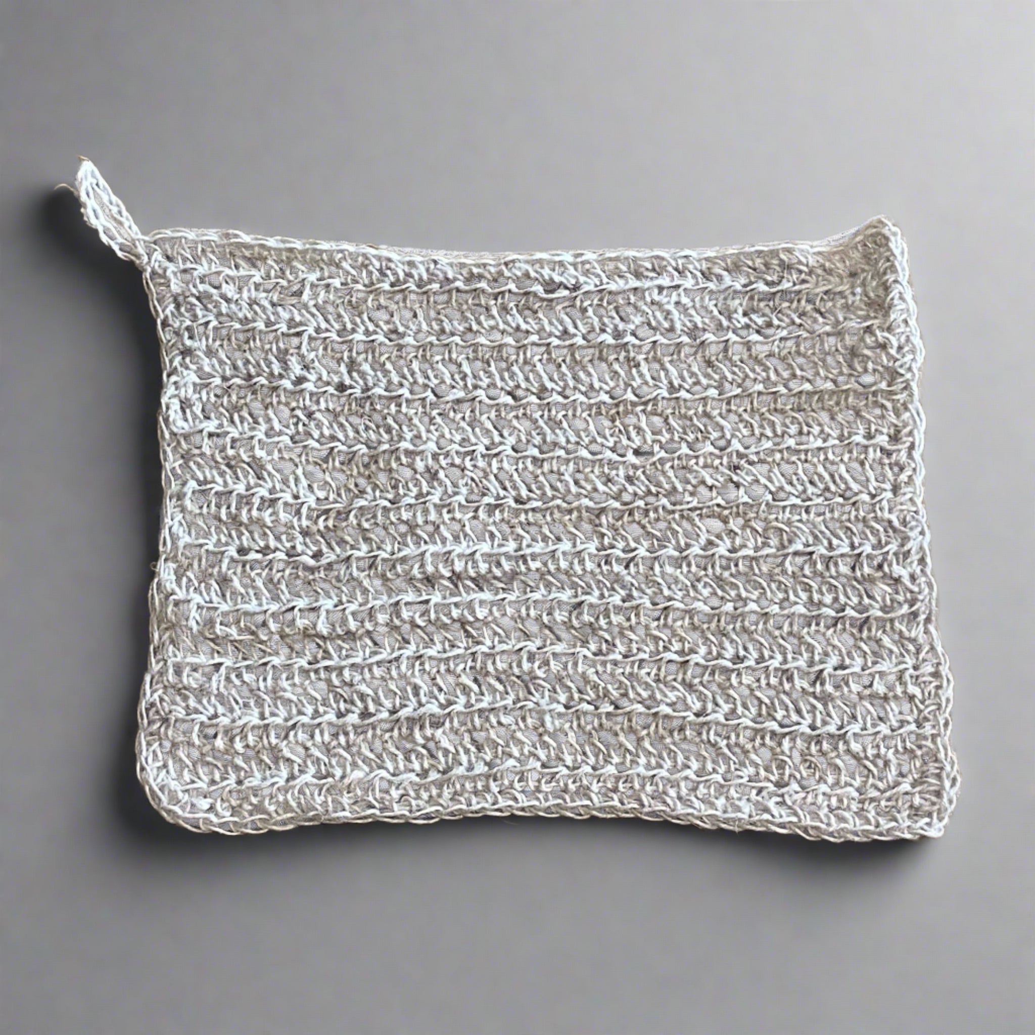 Antibacterial hemp washcloth handmade for toxin cleanser 