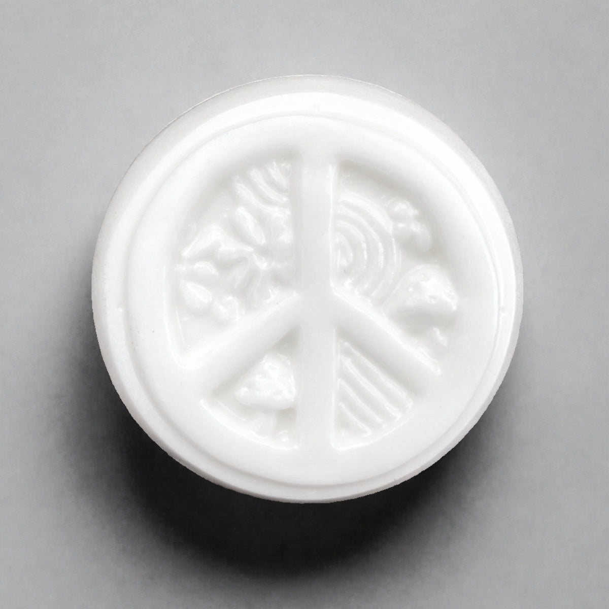 Feng Shui Earth Shea Butter Soap – peace sign mold with shea butter, patchouli, and santal scent