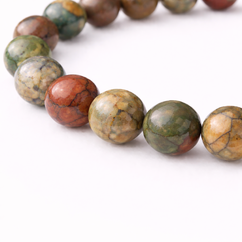 【中古】RAJAS ブレスレット　水晶 Red Creek Jasper Bracelet | Coastal Classic Creations®