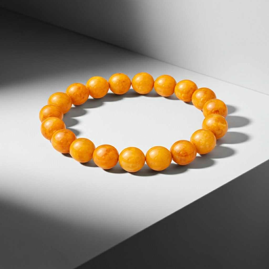 Saffron Fire Agate Bracelet | Coastal Classic Creations®