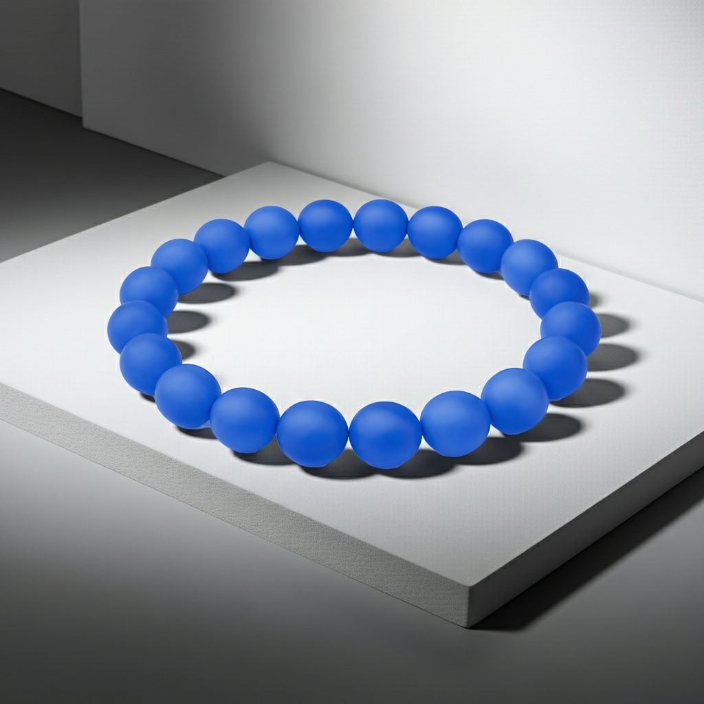 Blue Matte Agate Bracelet | Coastal Classic Creations®