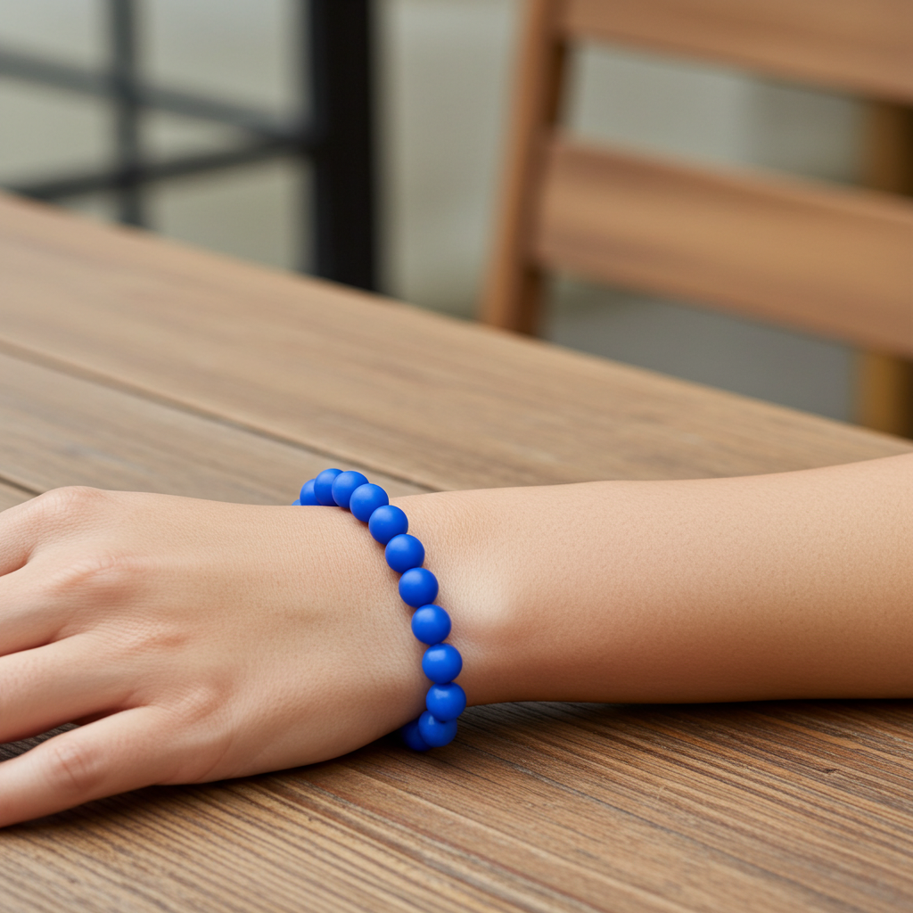 Blue Matte Agate Bracelet | Coastal Classic Creations®