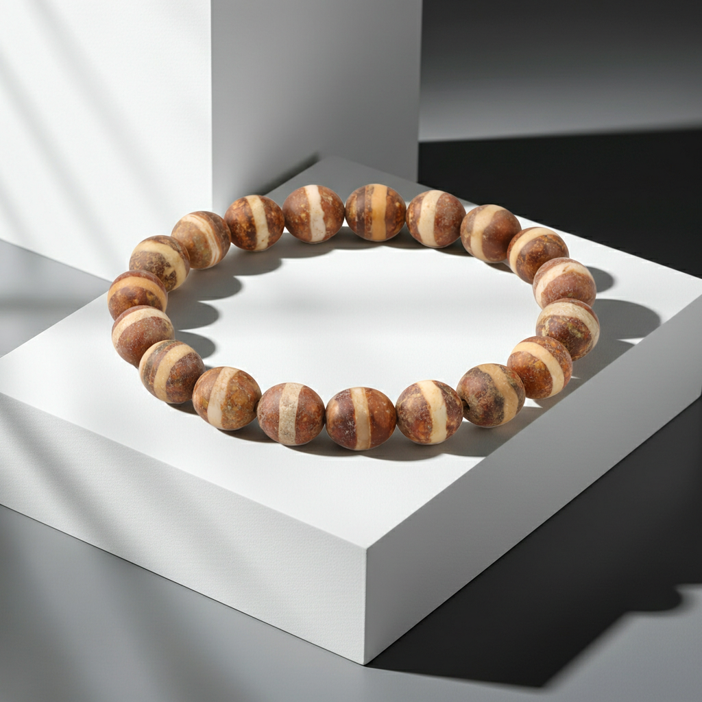 Dzi Agate Gemstone Bracelet | Coastal Classic Creations®