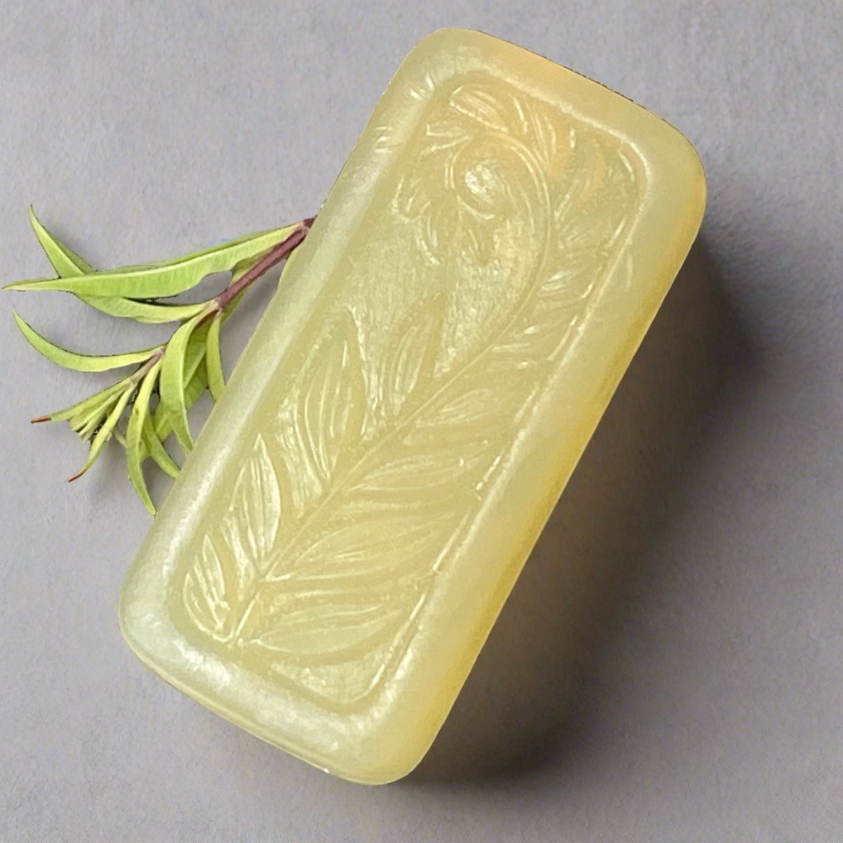 Eco-friendly, vegan olive oil & hemp body bar