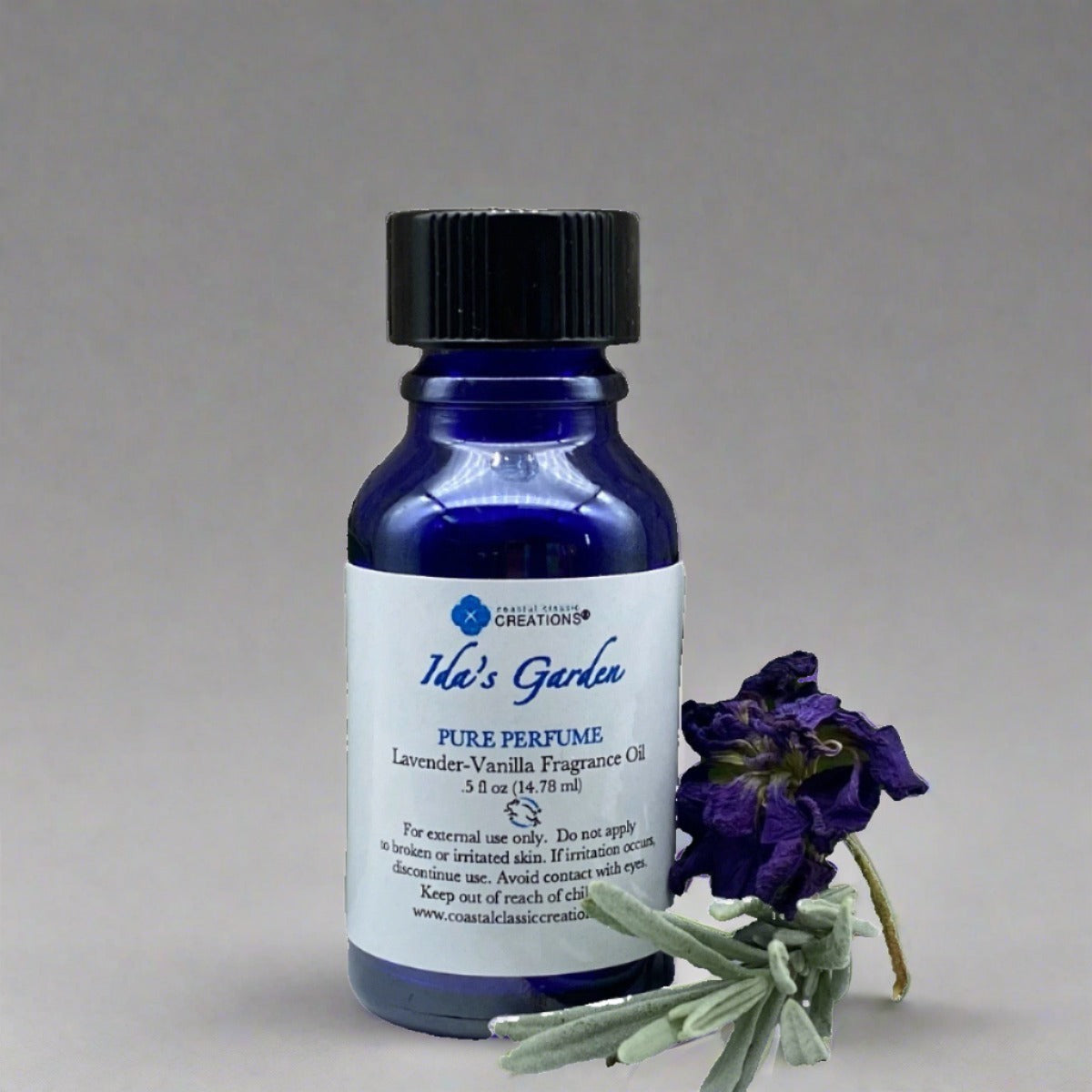 Lavender Vanilla perfume with lavender flowers for an unusual scent