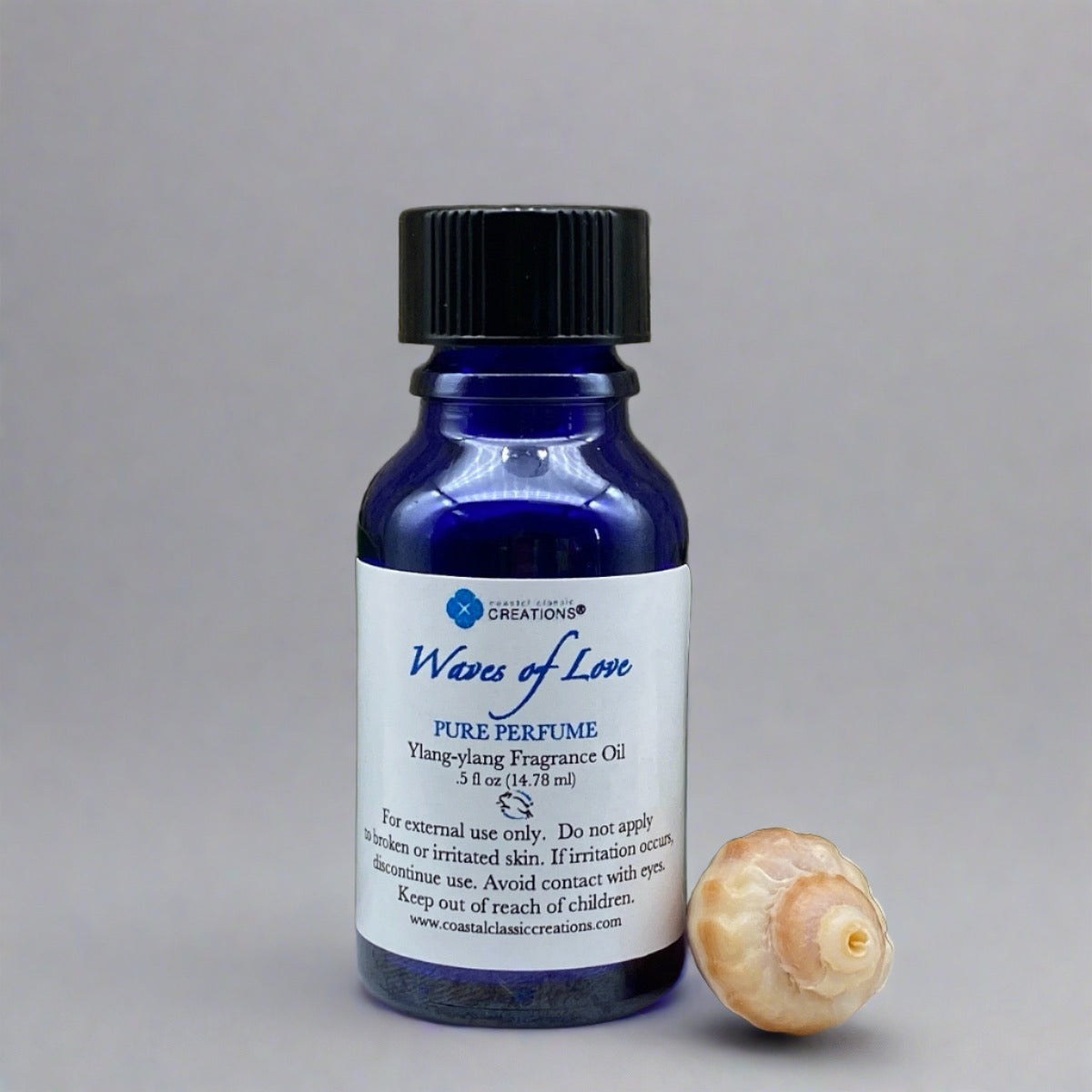 Waves of Love Ylang-Ylang Perfume, a calming and relaxing scent