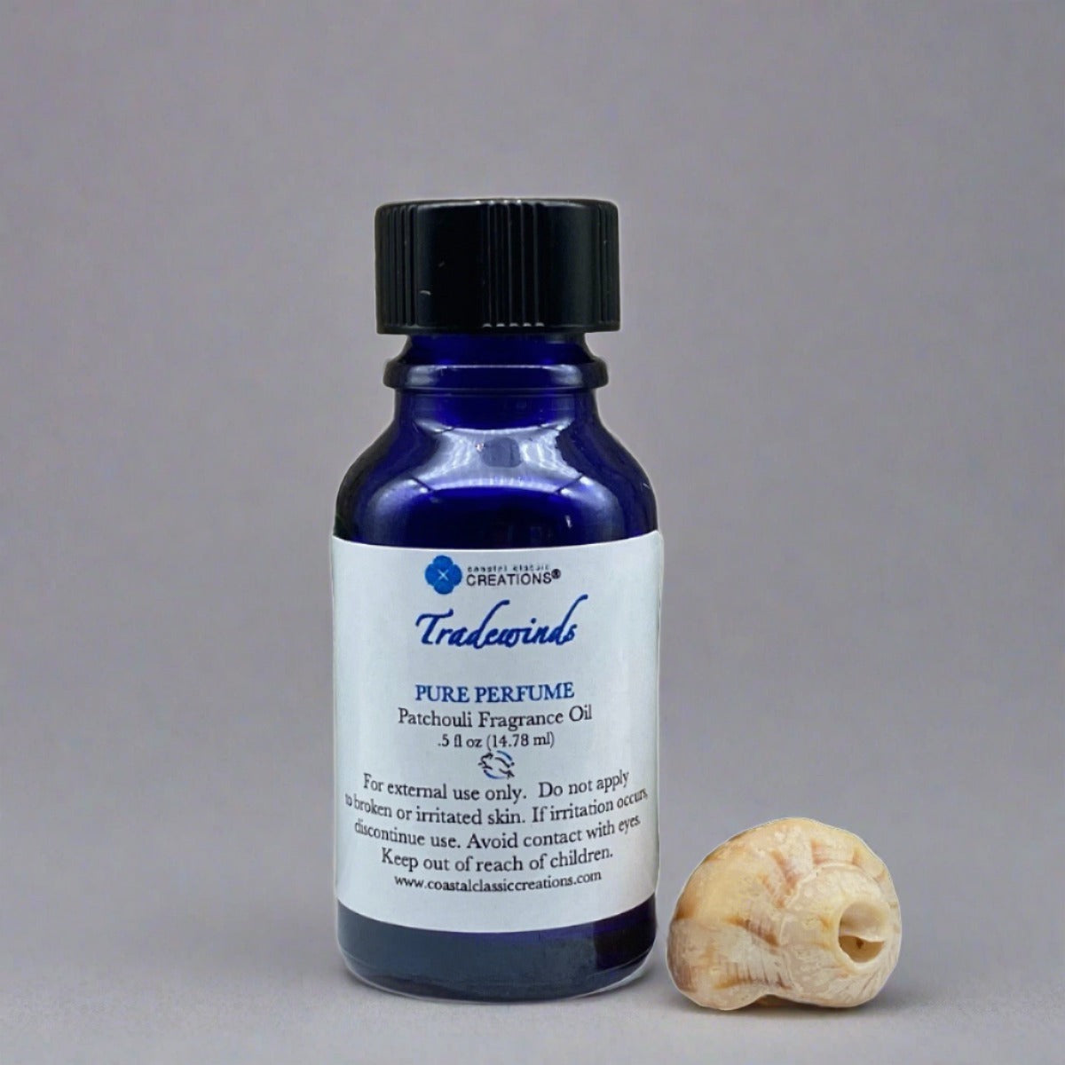 Tradewinds Perfume, a deep patchouli scent made as a reminder for mindful living