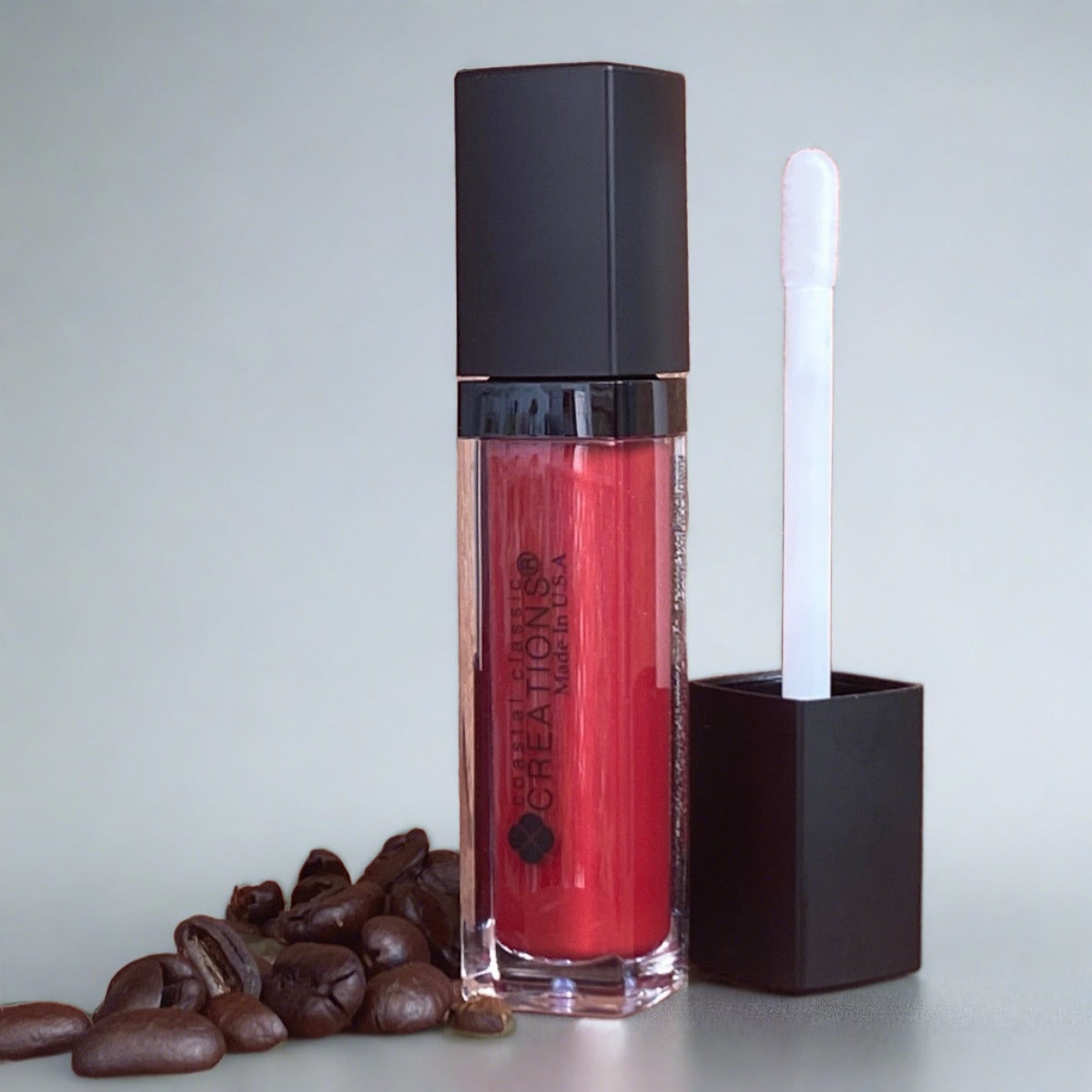 Cherry Coco Red Hemp Lip Gloss  made with natural and organic ingredients