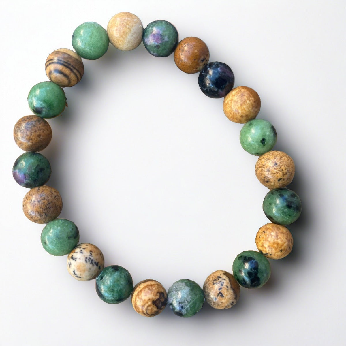 Close-up of Empowerment Bracelet – gemstones for inner strength
