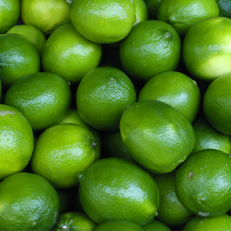 Close-up of limes representing product fragrance